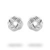 Picture of Small Light Knot Sterling Silver Stud Earrings