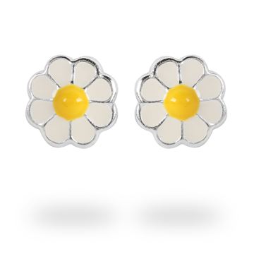 Picture of Sterling Silver Daisy Sets With Studs and Necklace