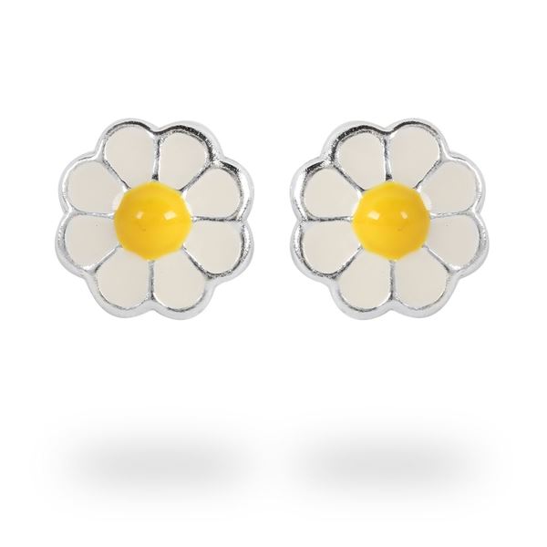 Picture of Sterling Silver Daisy Sets With Studs and Necklace
