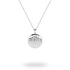 Picture of 16mm Rhodium-Plated Round Tree of Life Sterling Silver Locket
