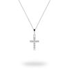Picture of Sterling Silver Cross Pendant With Claw-Set CZ