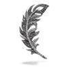 Picture of Marcasite Feather Sterling Silver Brooch