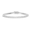 Picture of Sterling Silver Tennis Bracelet With Claw-Set CZ Stones