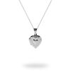 Picture of Cubic Zirconia-Surround Heart Sterling Silver Locket Pendant