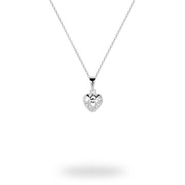Picture of Filigree Heart Sterling Silver Pendant
