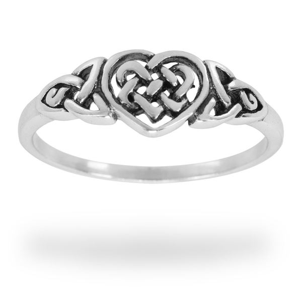 Picture of Celtic Heart Sterling Silver Ring