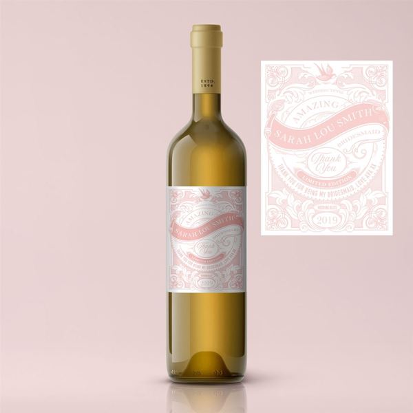 Picture of Vintage Bridesmaid White Wine