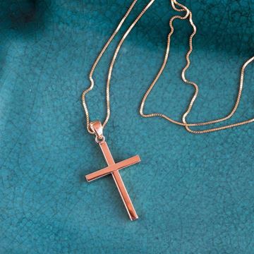 Picture of 9ct Gold Cross Necklace