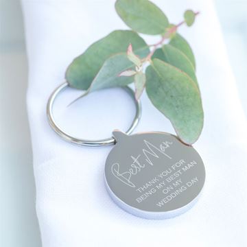 Picture of Best Man Wedding Keyring
